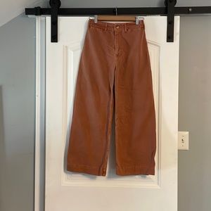 Free People High Waisted Rust Pants